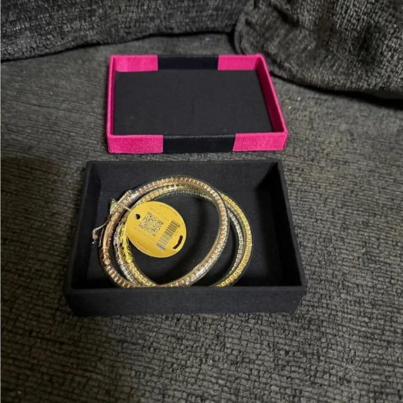 BudhaGirl 3 Queens Crystal All Weather Bangles Bracelet Size  display picture 3